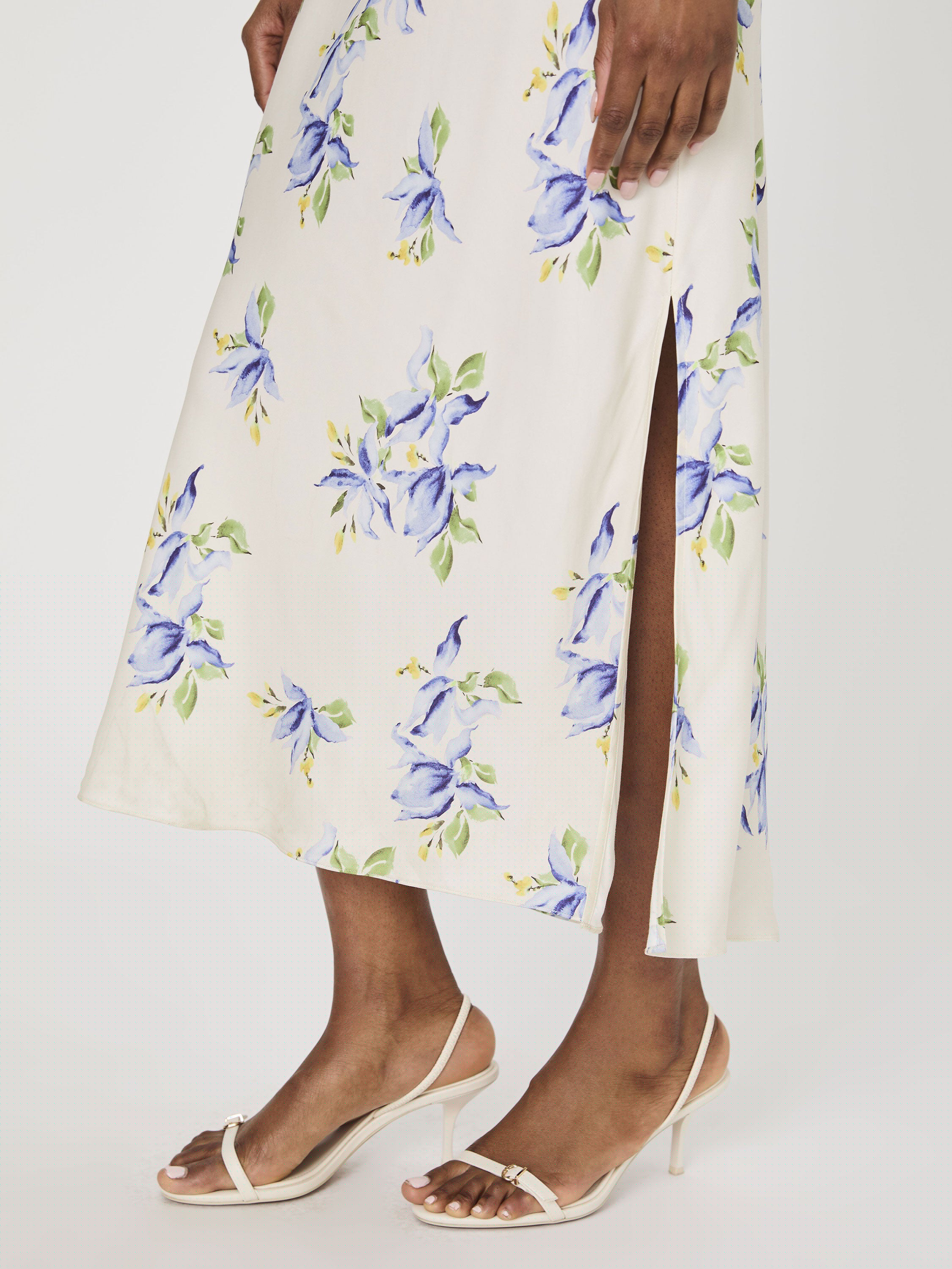 Vivian Ennis Satin Midaxi Dress