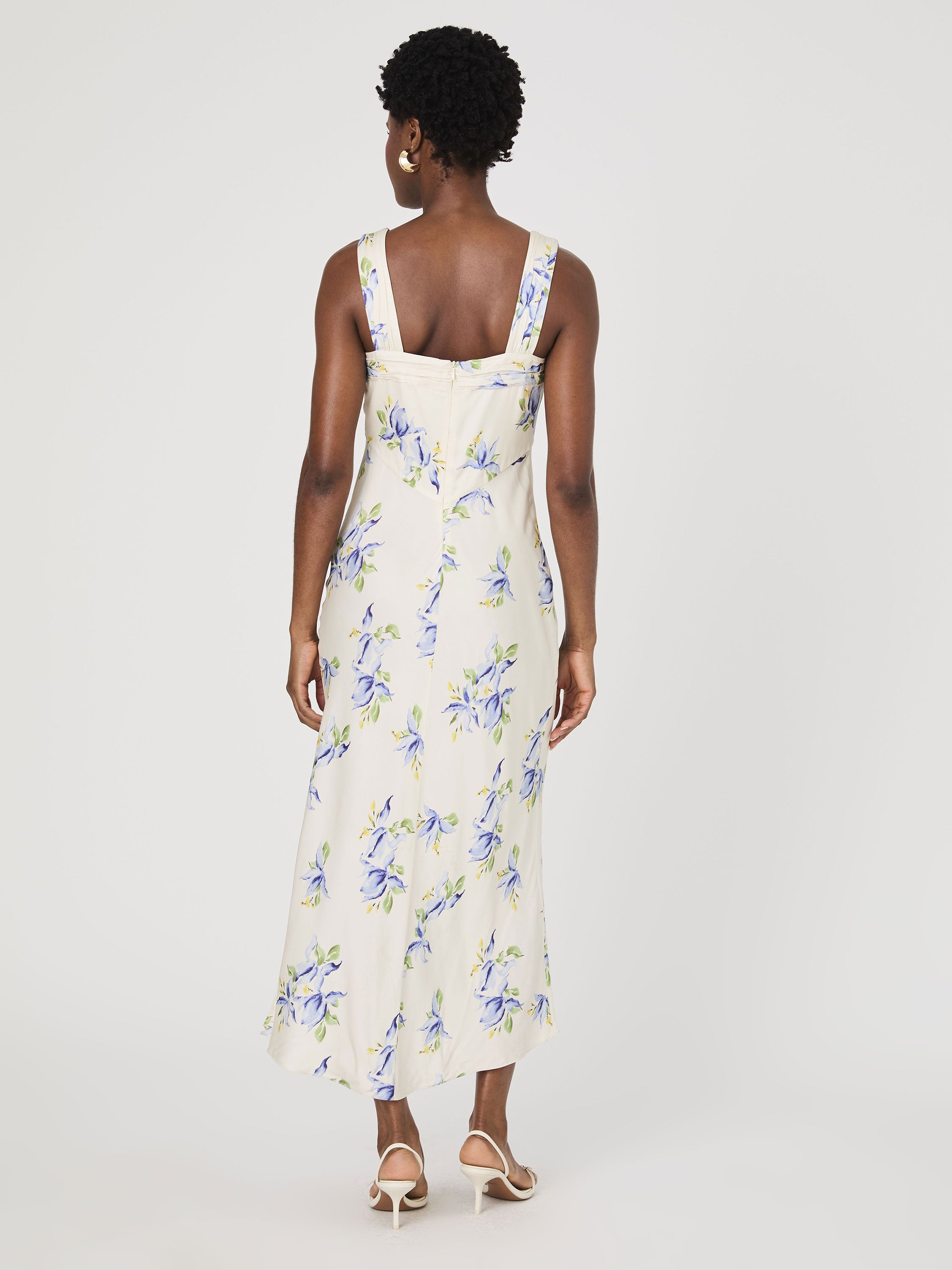 Vivian Ennis Satin Midaxi Dress