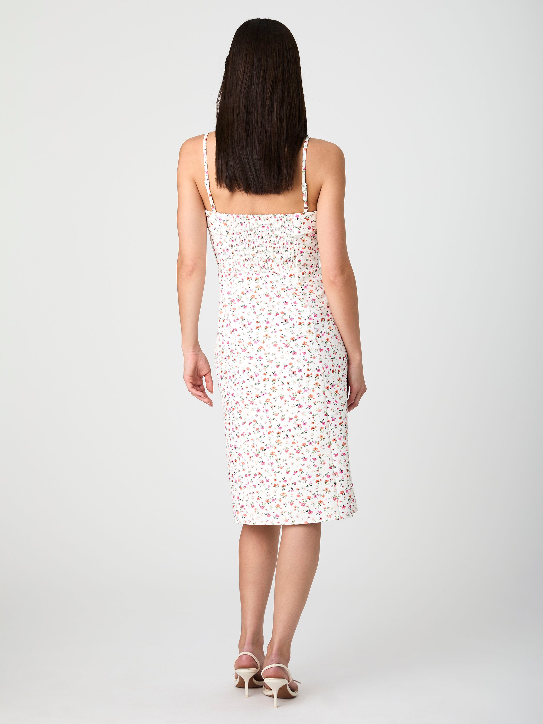 Echo Crepe Strappy Midi Dress