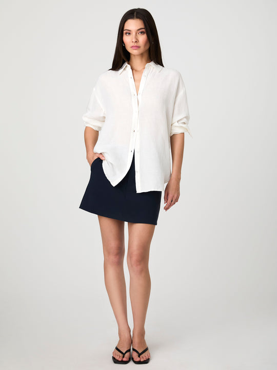Birdie Linen Oversized Shirt