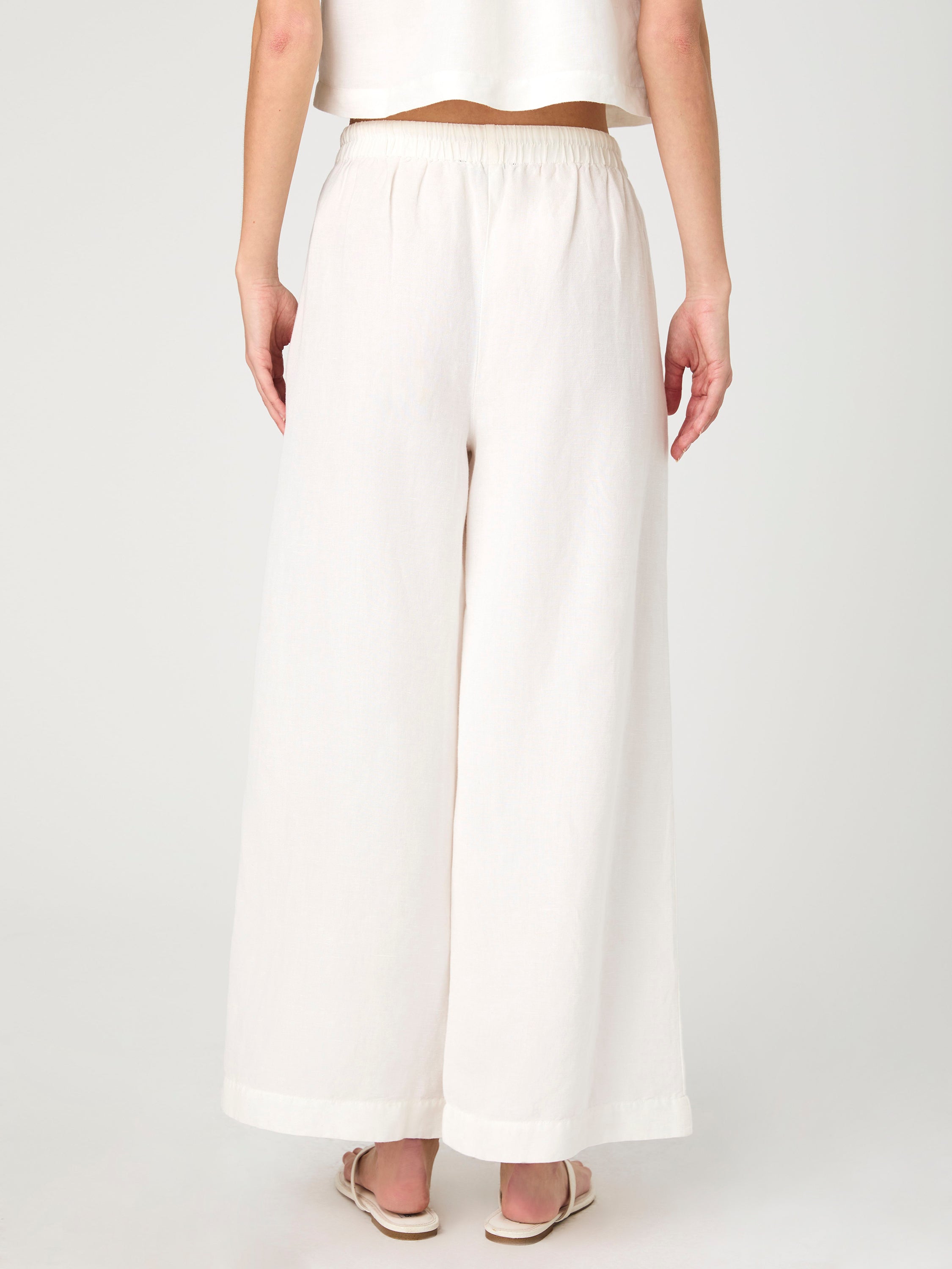 Birdie Linen Wide Leg Trouser