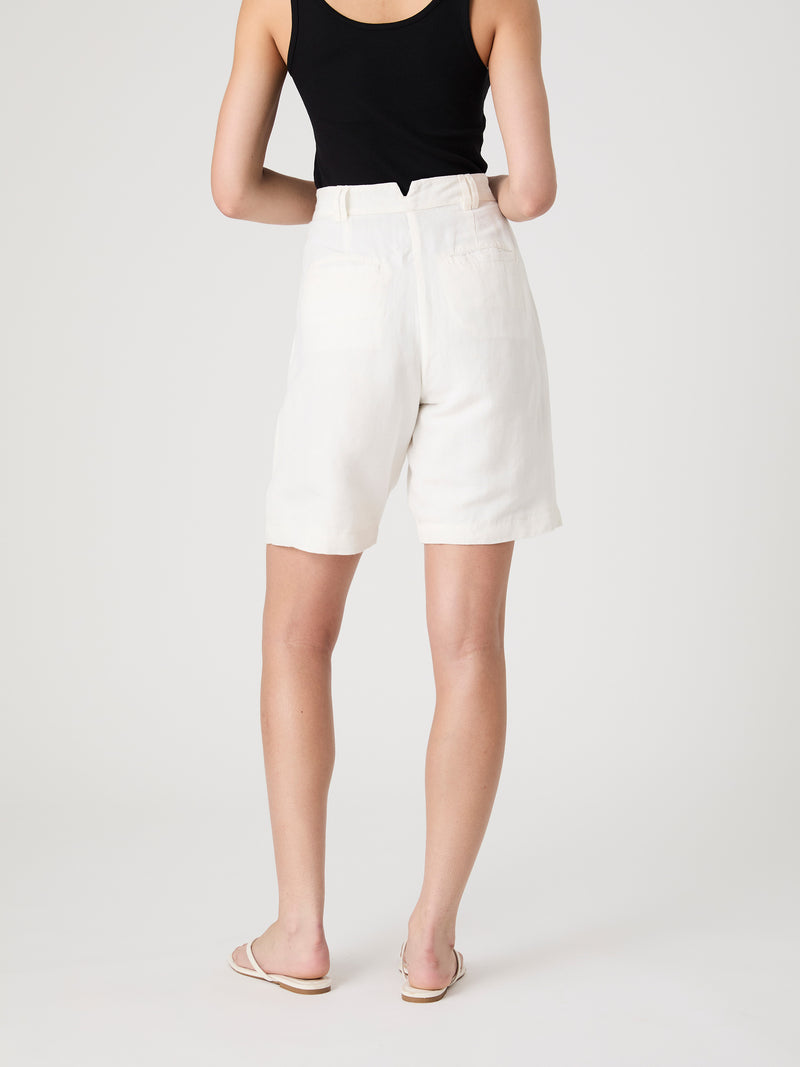 Birdie Linen Bermuda Shorts